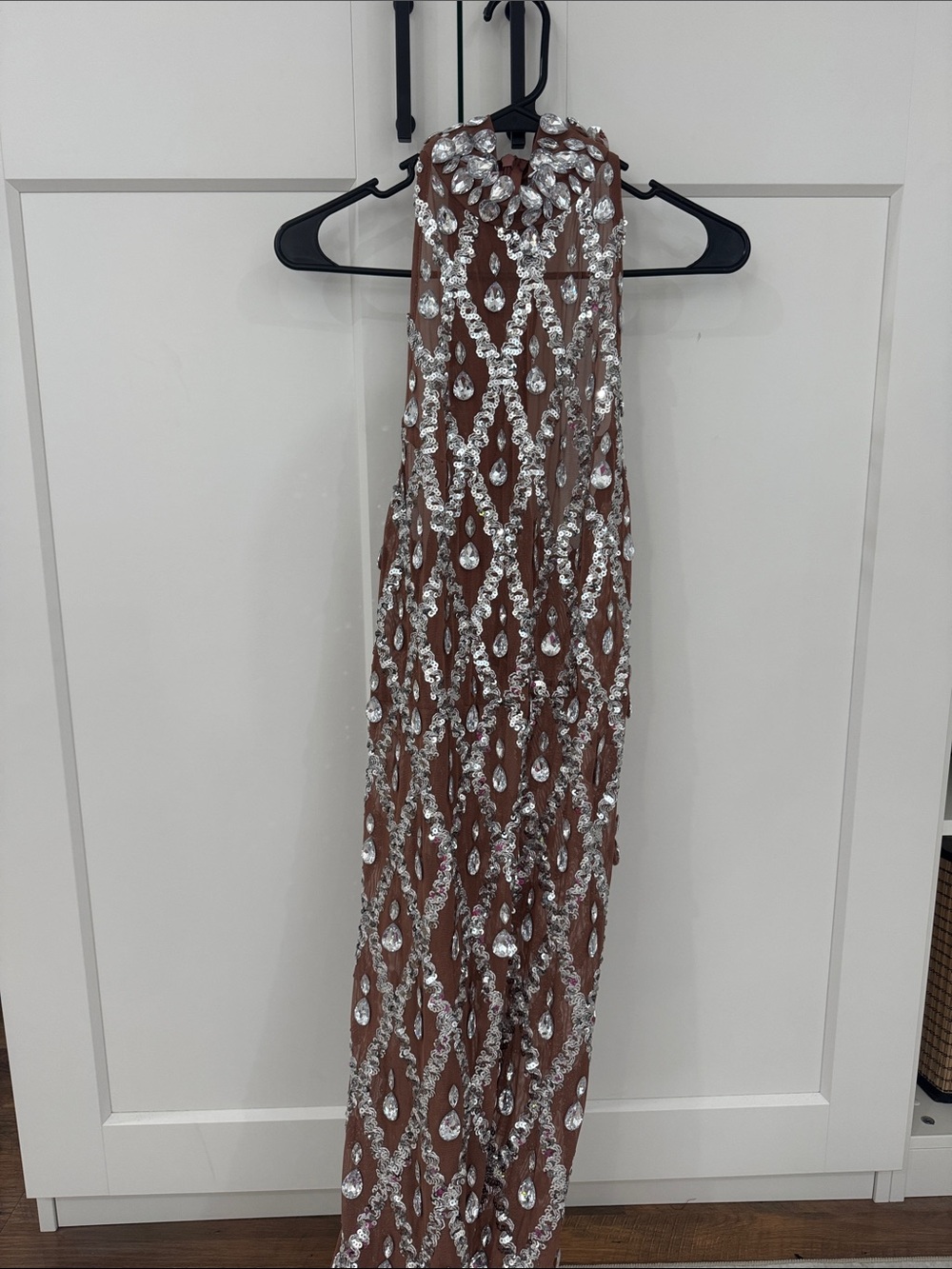 Viral Rhinestone Maxi Dress. Evening/Maternity/Photoshoot